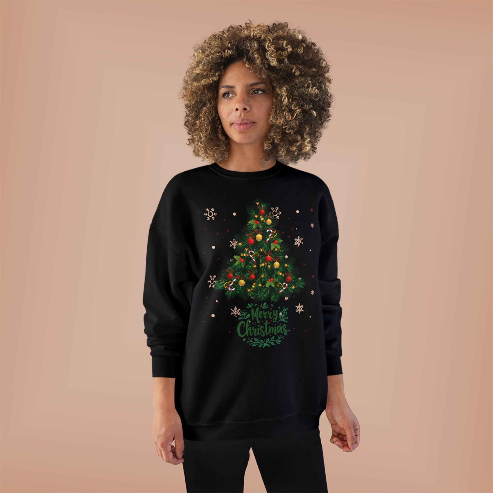 Cozy Christmas Sweatshirt - Unisex Eco-Friendly Crewneck, Holiday Gift, Winter Fashion, Merry Christmas Decor