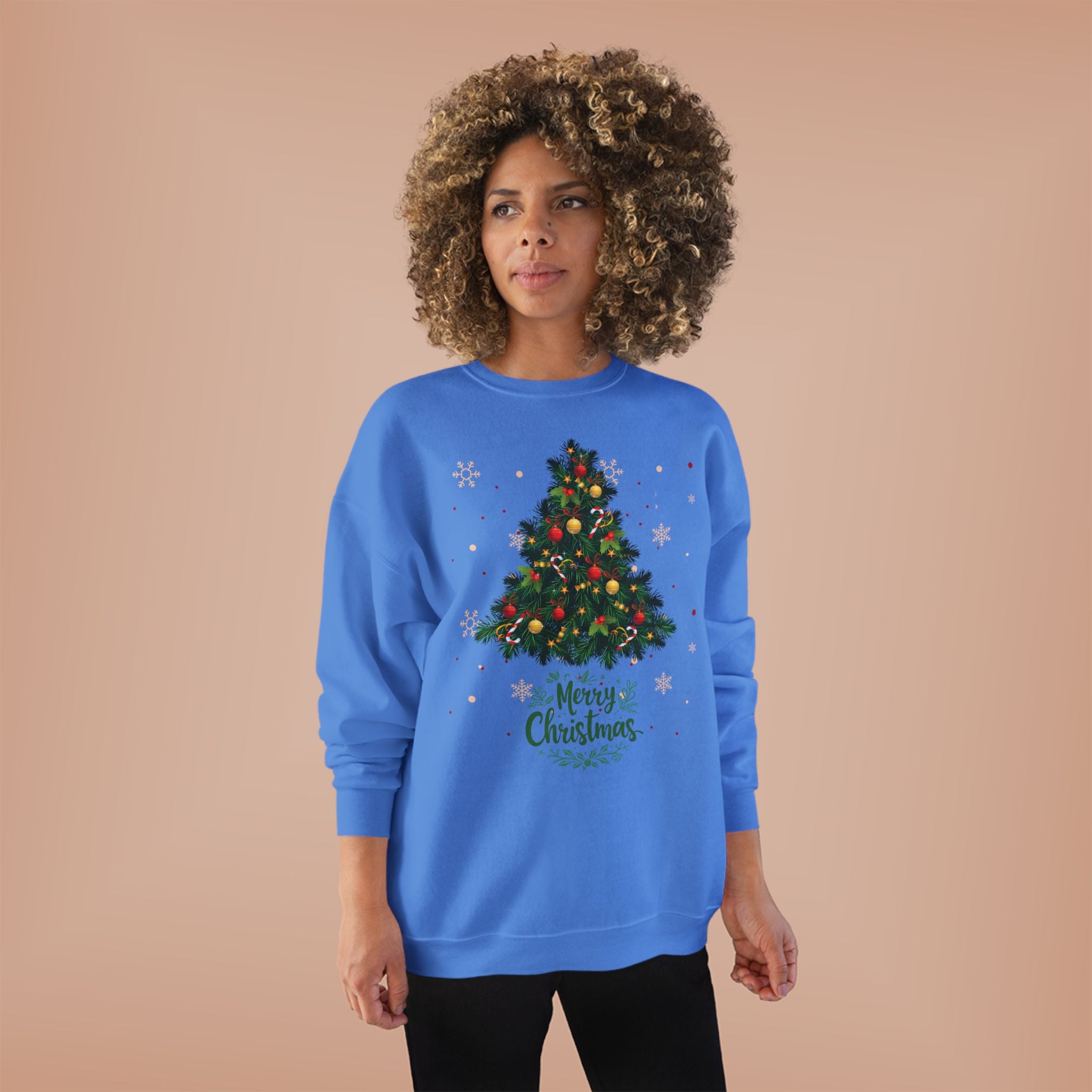 Cozy Christmas Sweatshirt - Unisex Eco-Friendly Crewneck, Holiday Gift, Winter Fashion, Merry Christmas Decor