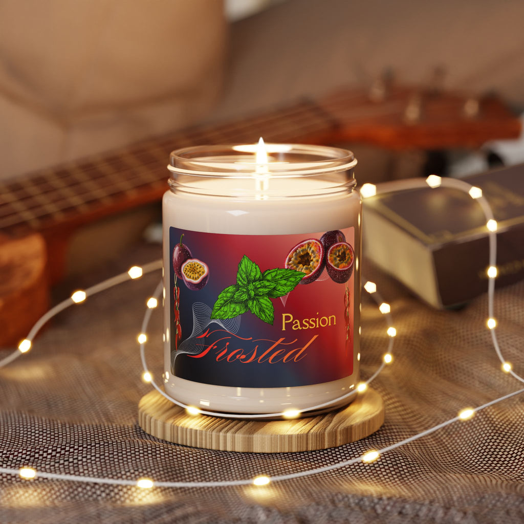 Passion Fruit & pepper Soy Candle — 9oz Scented Jar