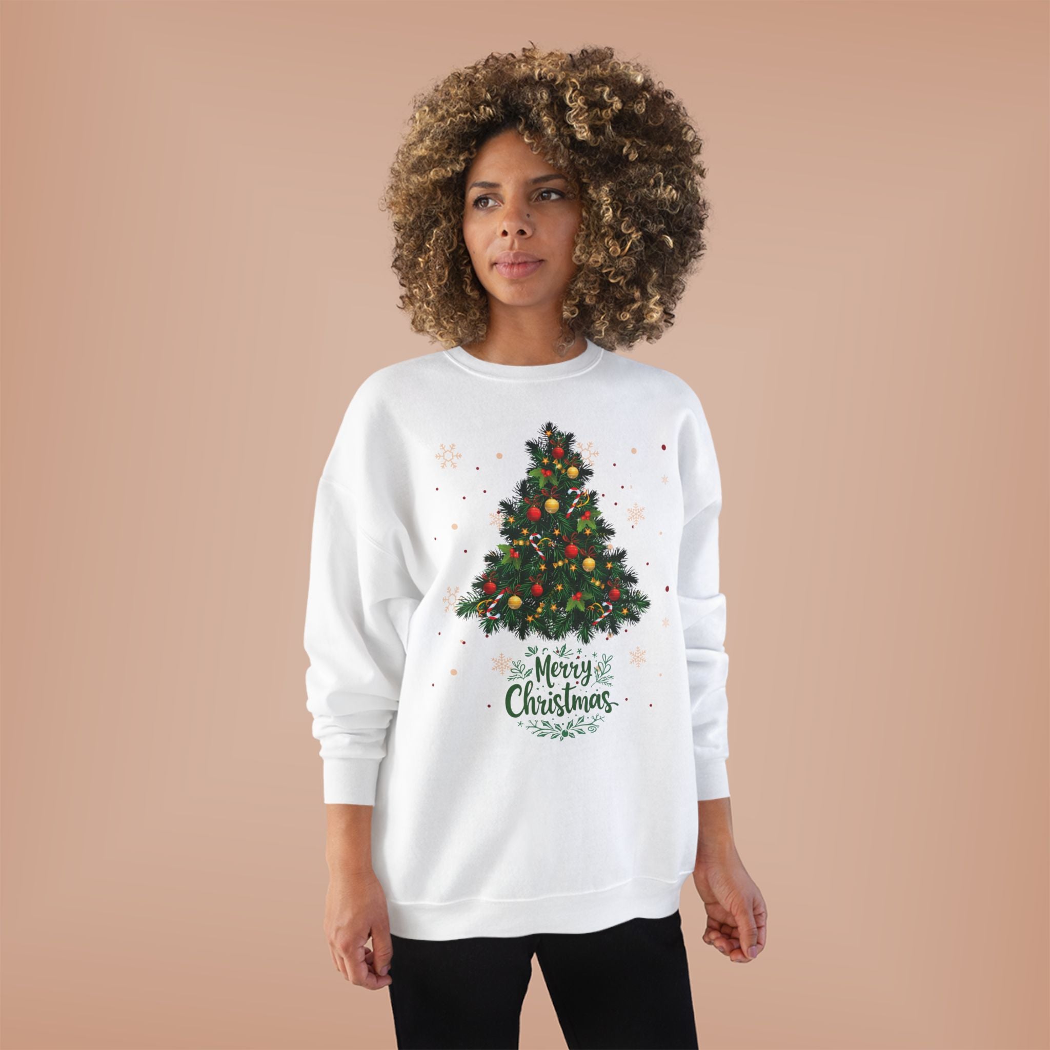 Cozy Christmas Sweatshirt - Unisex Eco-Friendly Crewneck, Holiday Gift, Winter Fashion, Merry Christmas Decor