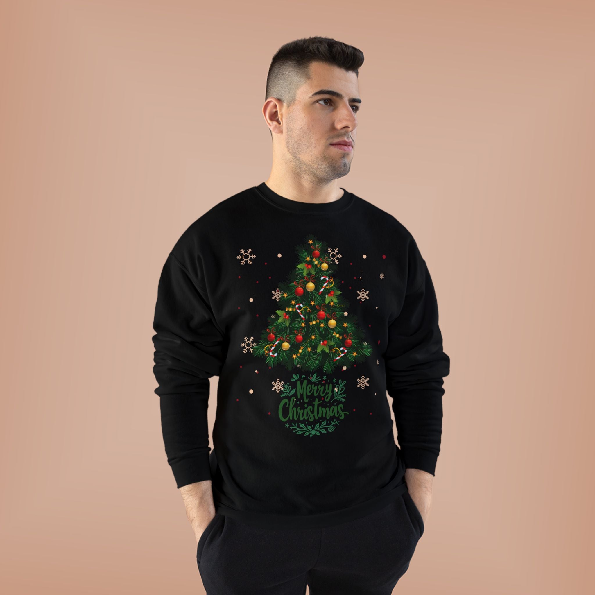 Cozy Christmas Sweatshirt - Unisex Eco-Friendly Crewneck, Holiday Gift, Winter Fashion, Merry Christmas Decor