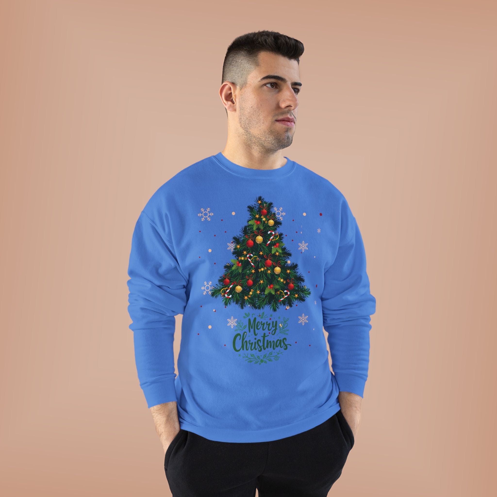 Cozy Christmas Sweatshirt - Unisex Eco-Friendly Crewneck, Holiday Gift, Winter Fashion, Merry Christmas Decor