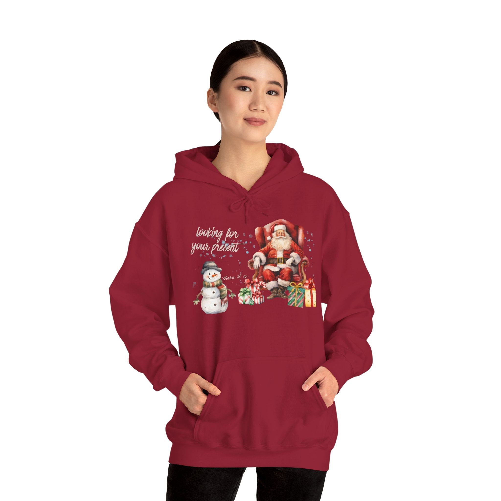 Santa & Snowman Christmas Hoodie