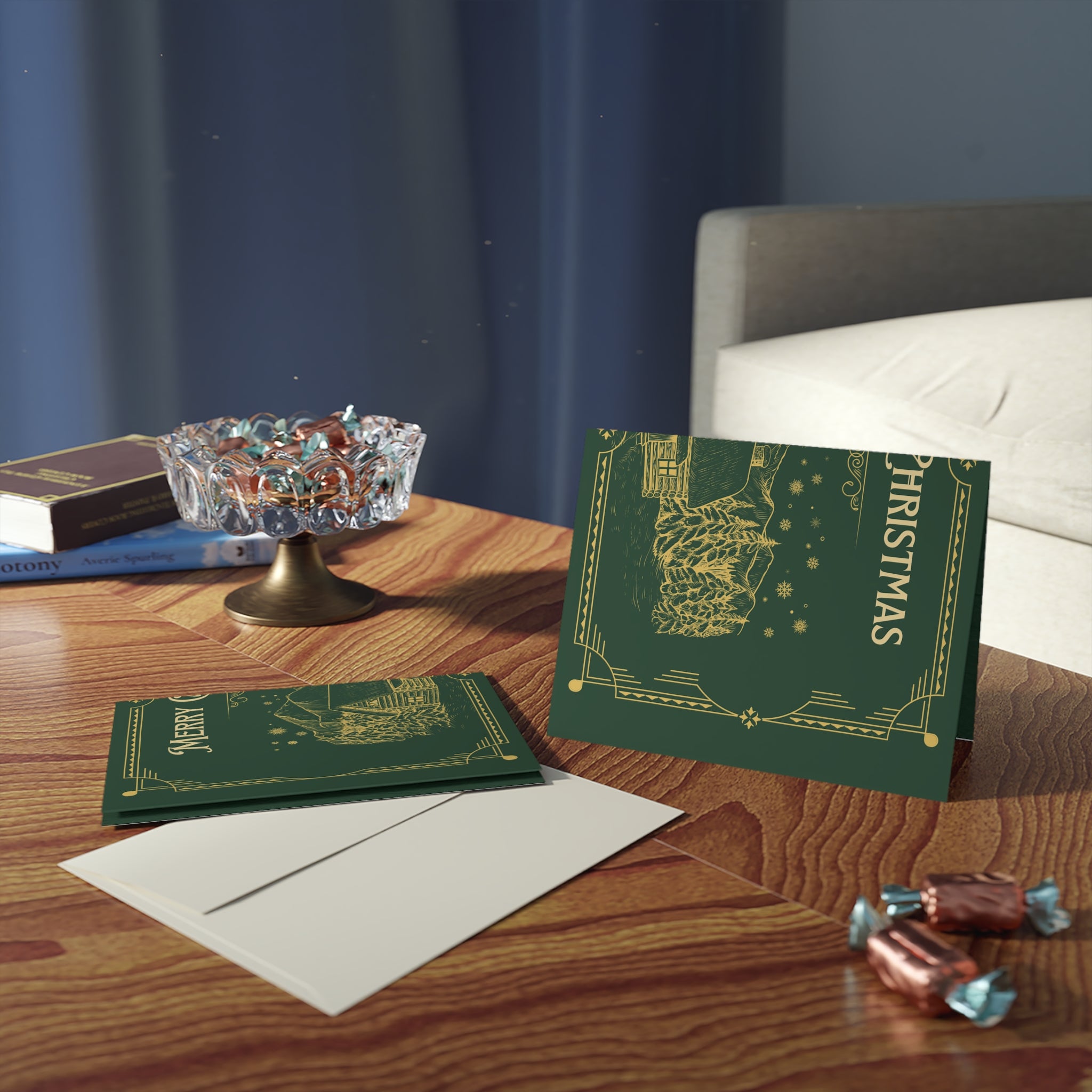 Christmas Greeting Cards (8, 16, and 24 pcs) - Classy Design