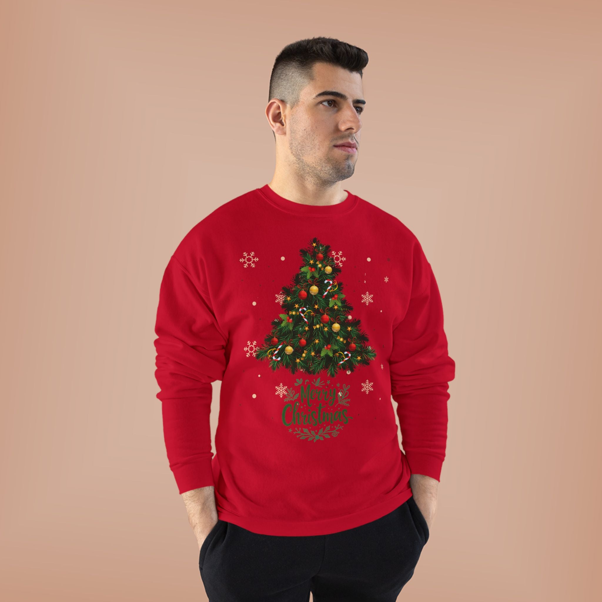 Cozy Christmas Sweatshirt - Unisex Eco-Friendly Crewneck, Holiday Gift, Winter Fashion, Merry Christmas Decor