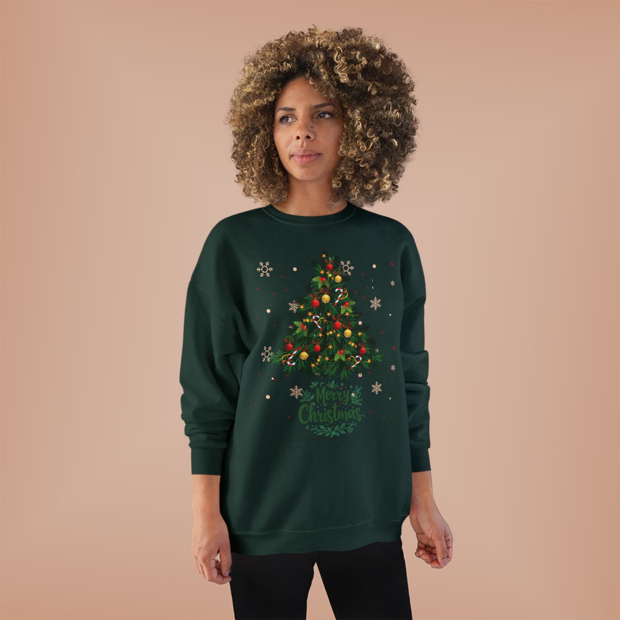 Cozy Christmas Sweatshirt - Unisex Eco-Friendly Crewneck, Holiday Gift, Winter Fashion, Merry Christmas Decor